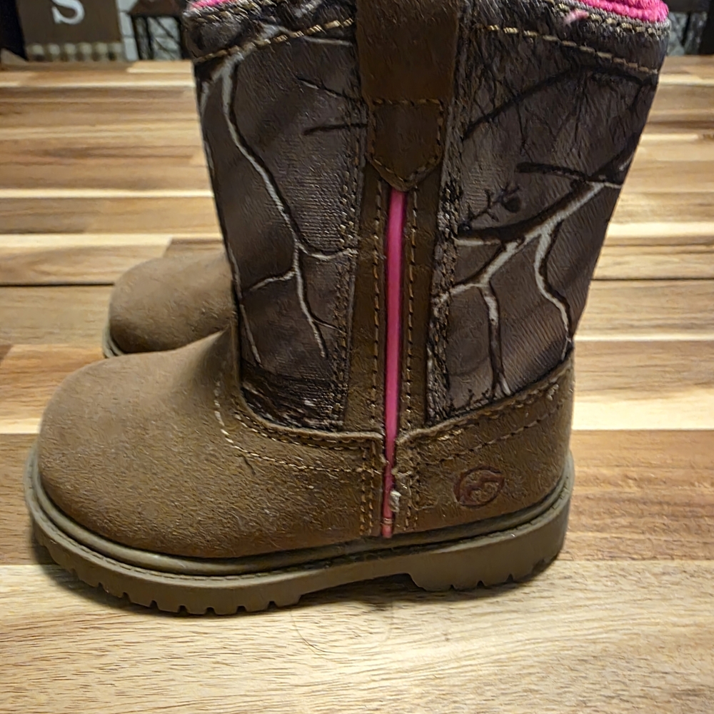 Magellan Outdoors Kids Boots - Brown and Pink
